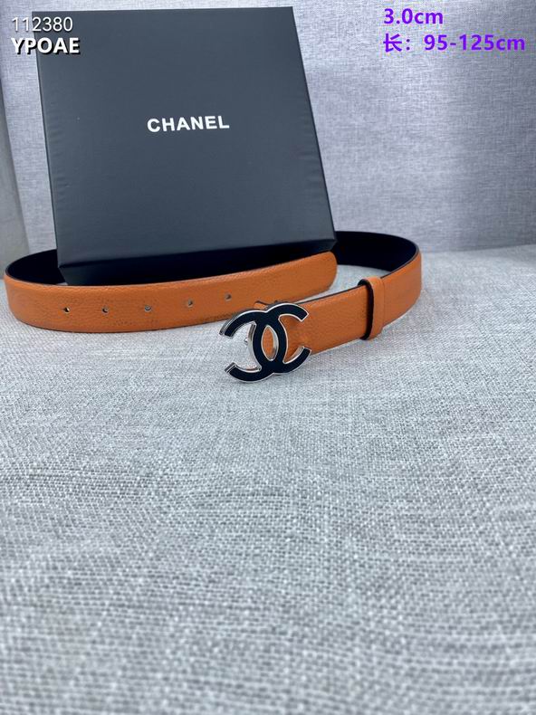 Chanel belt 30mmX95-125cm 8L (19)